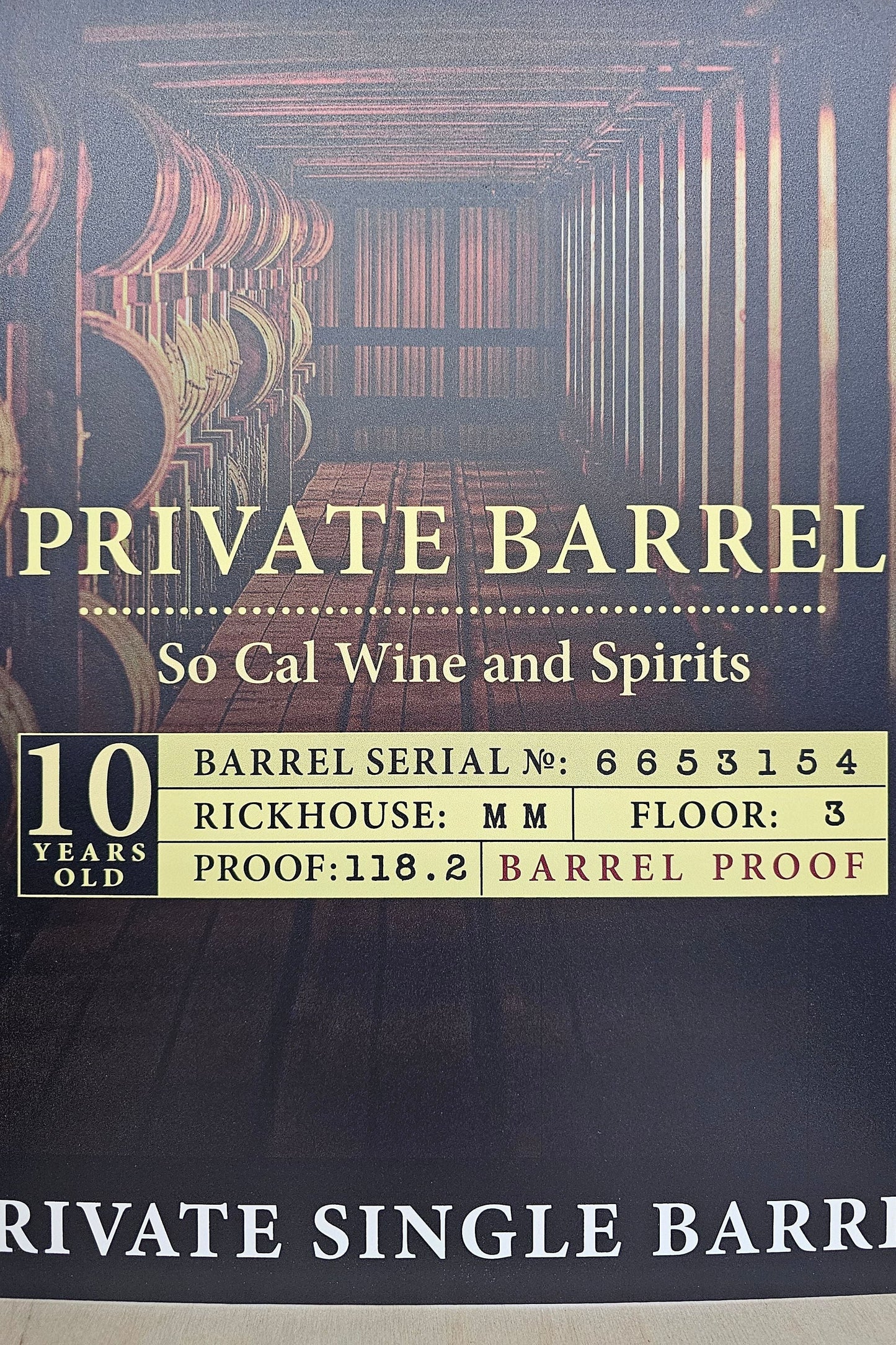 Elijah Craig Barrel Proof Store Pick  6653154 - SoCal Wine & Spirits