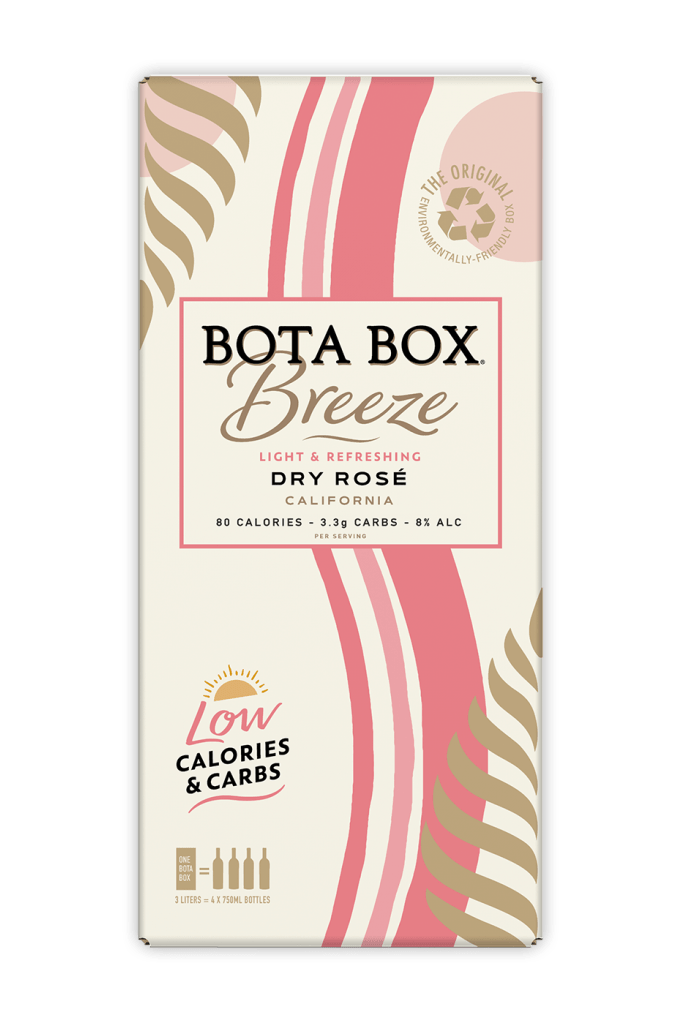 Bota Box Breeze Dry Rose Low Calories - SoCal Wine & Spirits