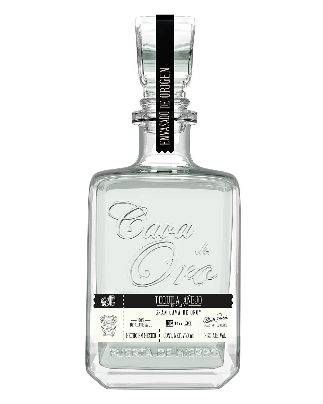 Cava de Oro Tequila Anejo Cristalino – SoCal Wine & Spirits