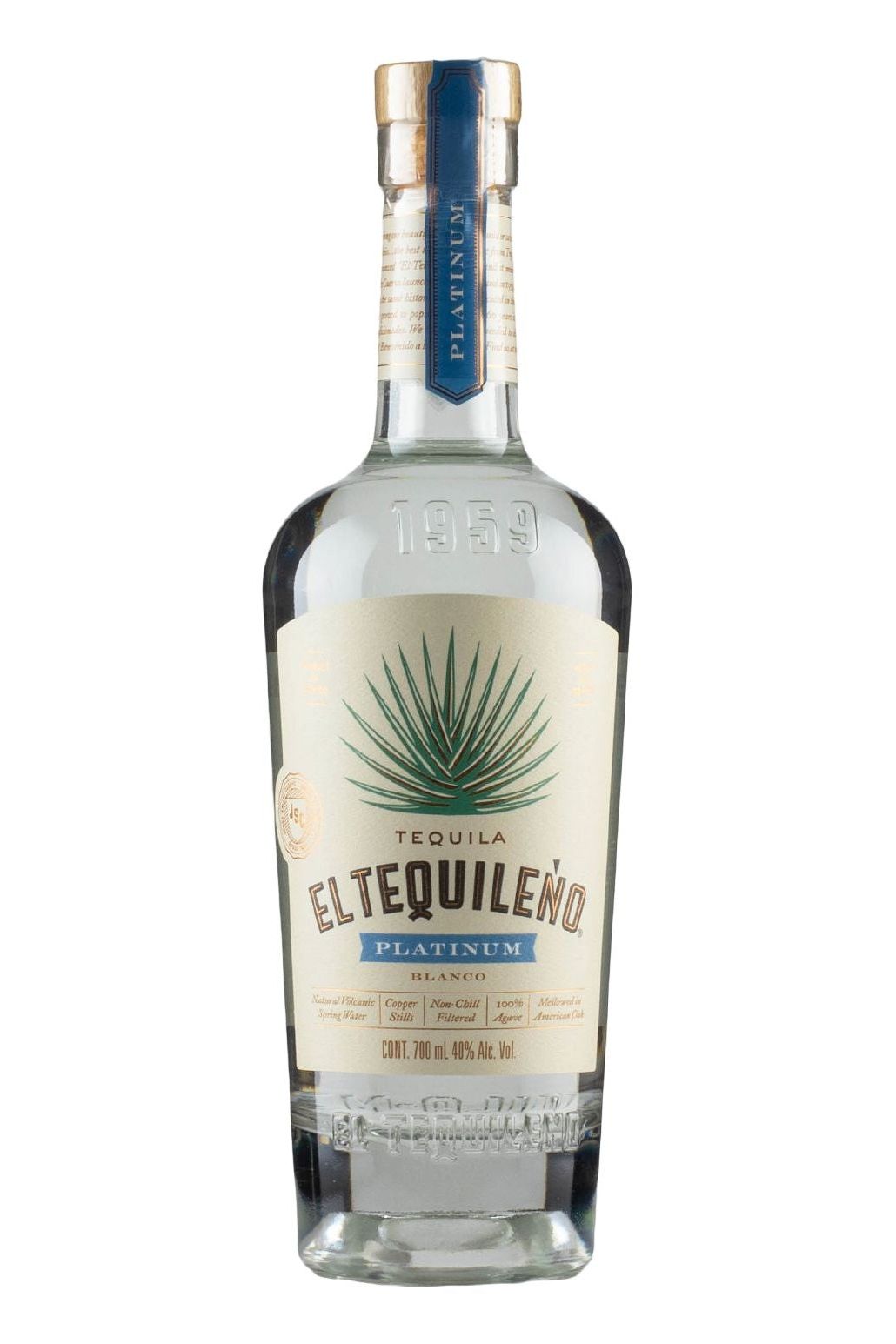 El Tequileno Platino - Platinum Tequila - SoCal Wine & Spirits