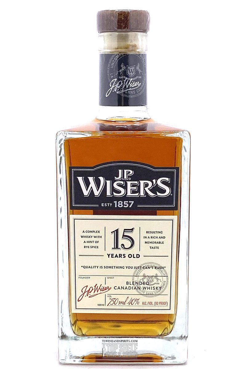 J.P Wiser's 15 Years Old Blended Canadian Whiskey - SoCal Wine & Spirits