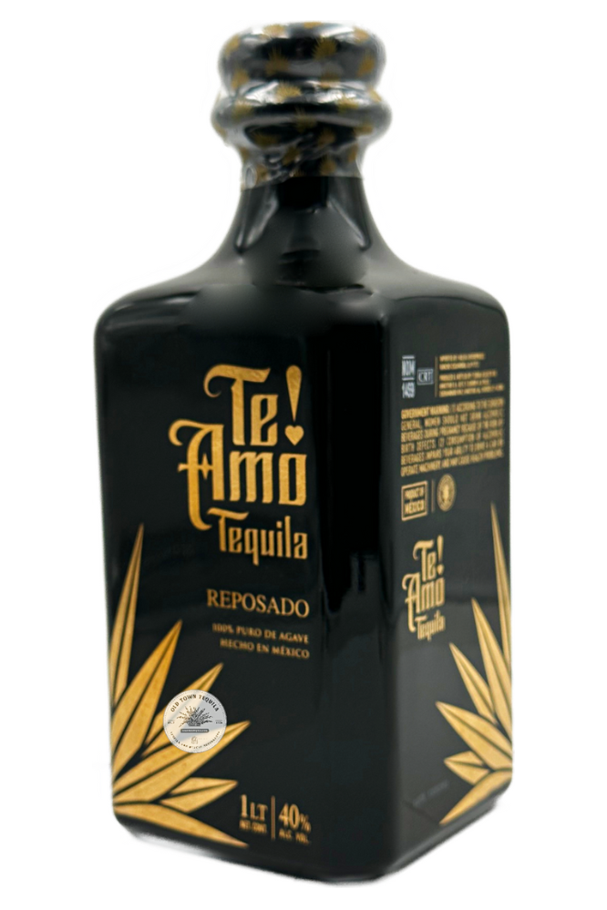 Te! Amo Tequila Reposado Black Ceramic Bottle - SoCal Wine & Spirits