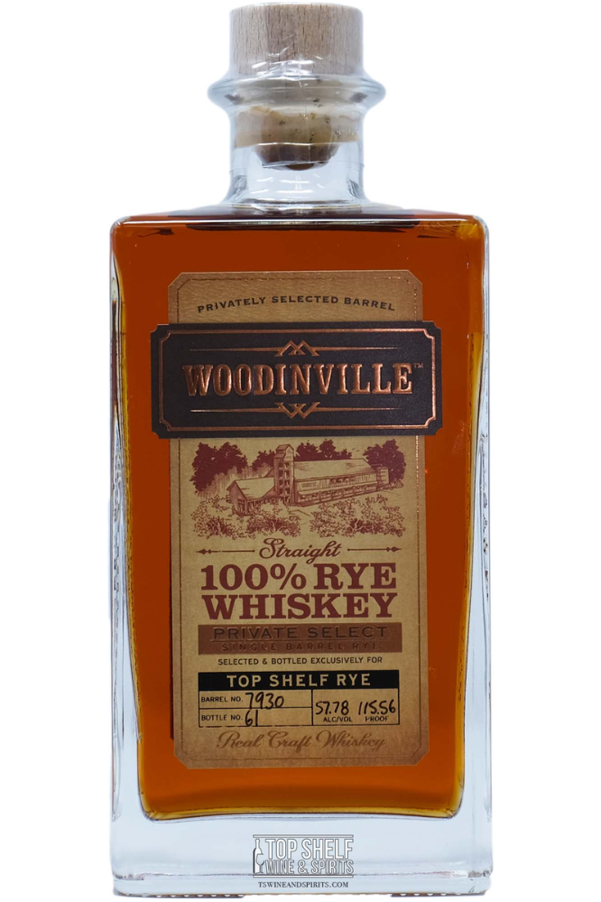 Woodinville Single Barrel Store Pick 123.98 Proof - SoCal Wine & Spirits