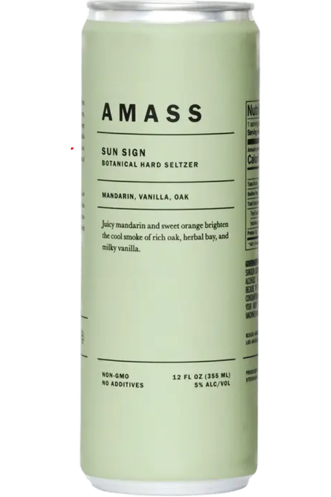 Amass Sun Sign Mandarin, Vanilla, Oak Cans - SoCal Wine & Spirits