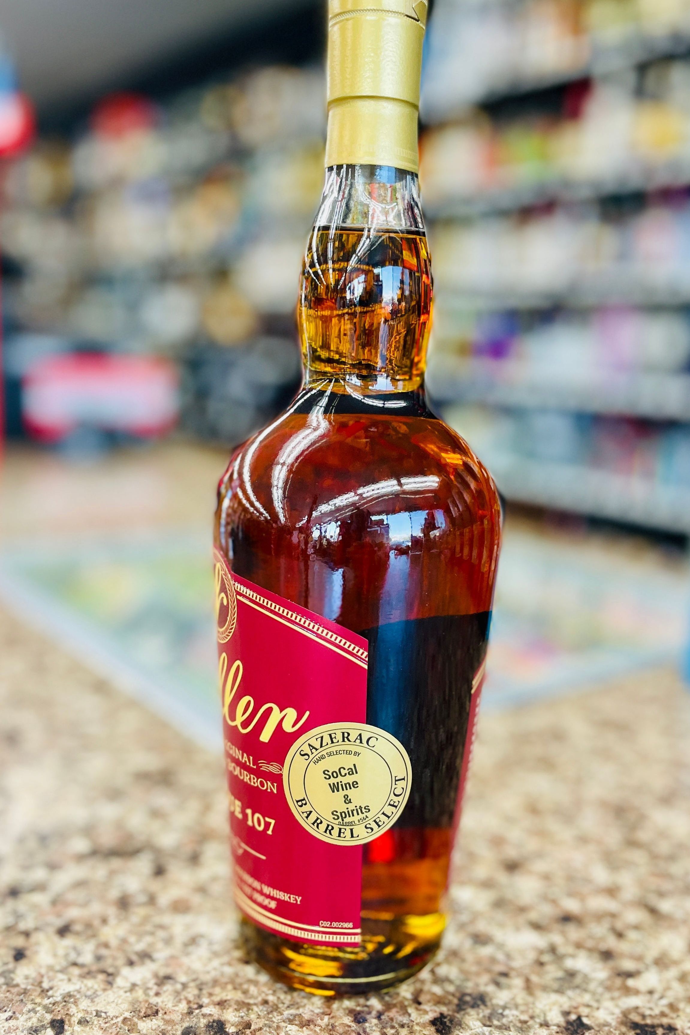 Weller Antique 107 Proof Single Barrel #564 – SoCal Wine & Spirits