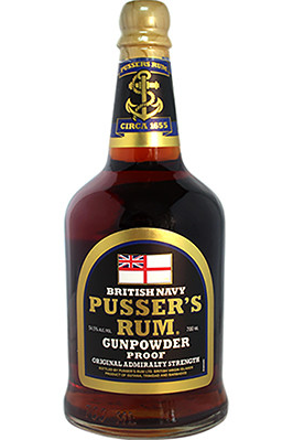 British Navy Pussers Rum Gunpowder Proof - SoCal Wine & Spirits