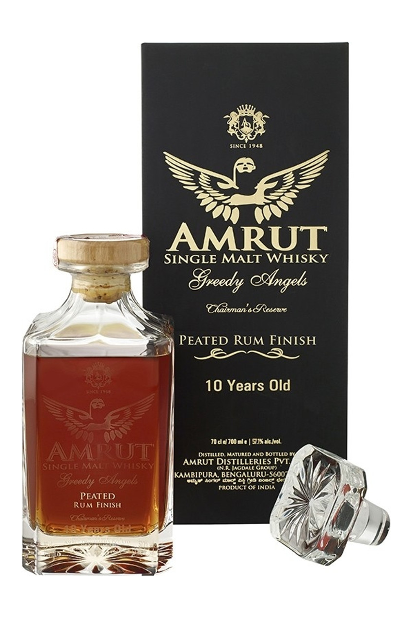 Amrut Greedy Angels Peated Rum 10 Year - SoCal Wine & Spirits