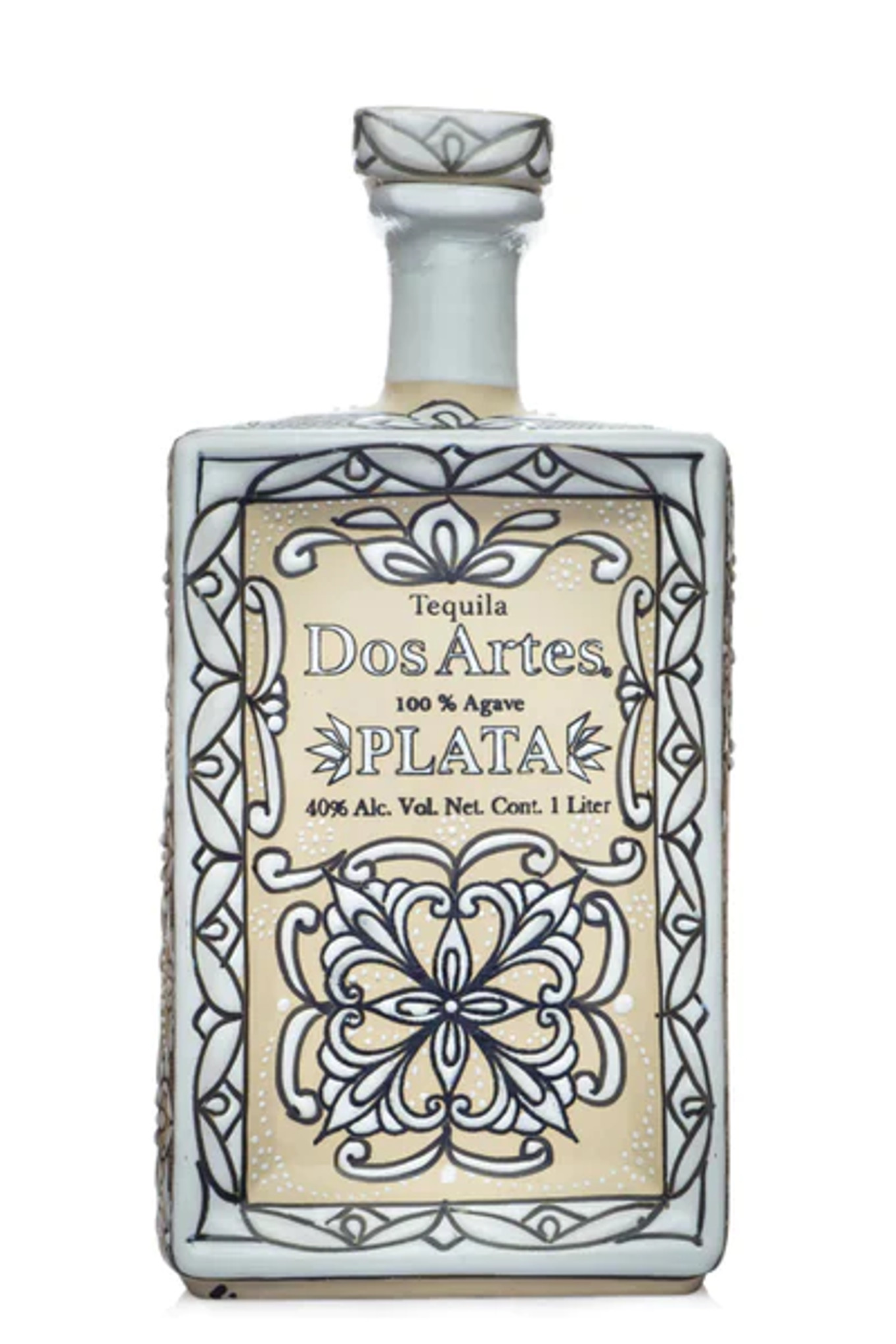 Dos Artes Plata Clasico Hand Painted Bottle - SoCal Wine & Spirits