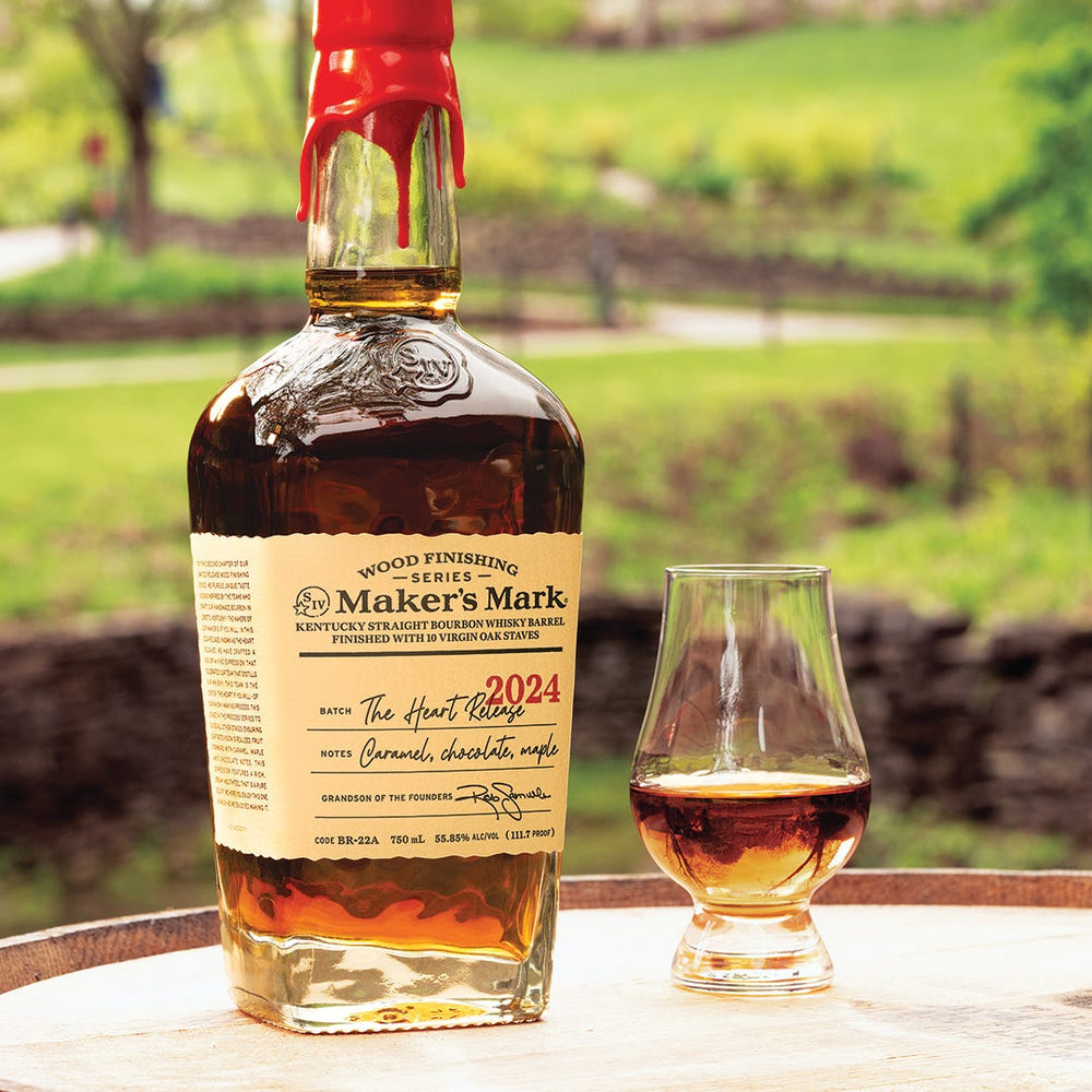 Makers Mark Wood Finishing Series Heart Release - SoCal Wine & Spirits