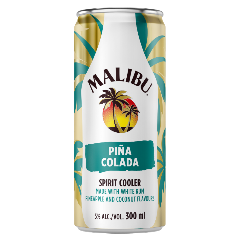 Malibu Pina Colada Cans 4 Pack - SoCal Wine & Spirits