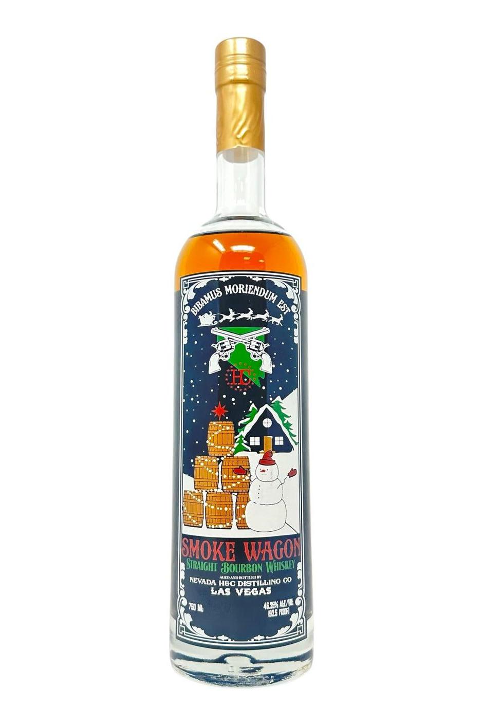 Smoke Wagon Christmas Edition Straight Bourbon - SoCal Wine & Spirits