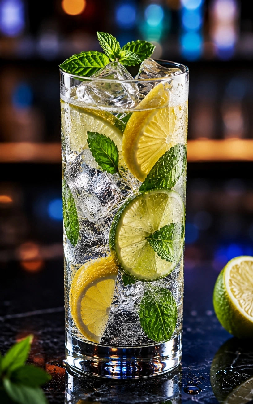 Highball Spirit Mixer Refreshing Serve