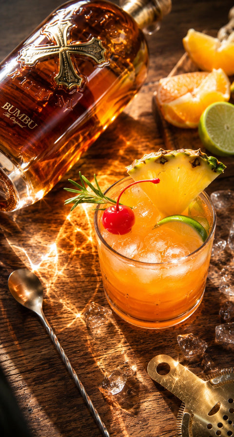 Tropical Rum Swizzle