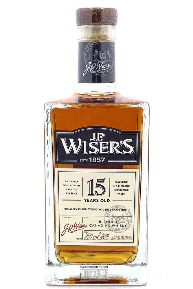 
                  
                    J.P Wiser's 15 Years Old Blended Canadian Whiskey - SoCal Wine & Spirits
                  
                