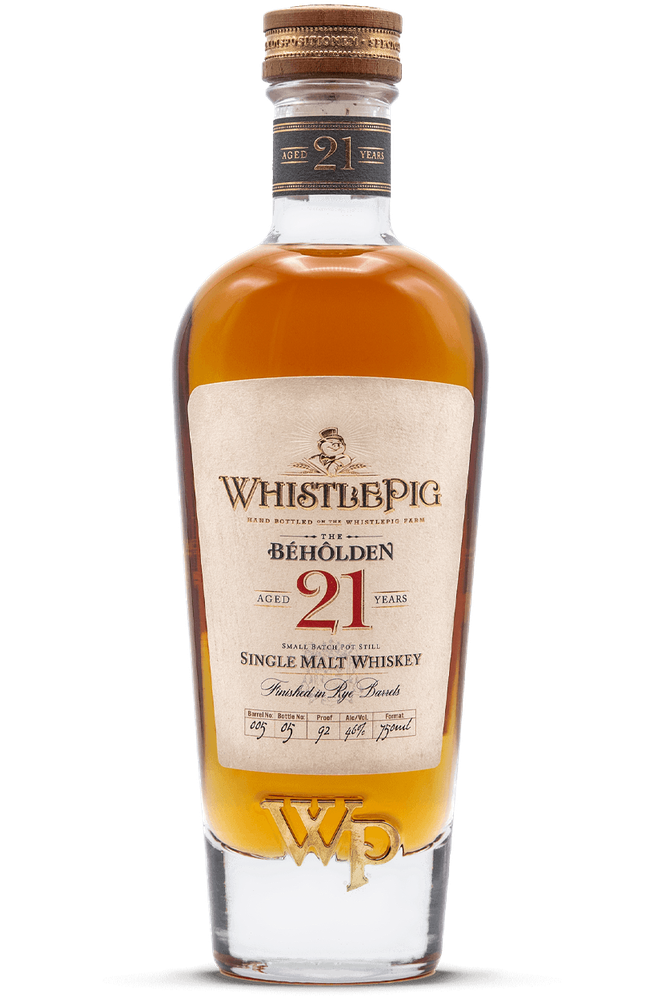 WhistlePig Farm 'The Beholden' 21 Year Old Single - SoCal Wine & Spirits