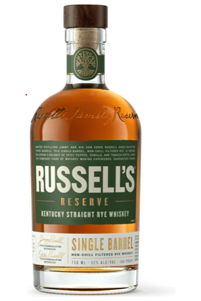 Russell's Reserve Rye Single Barrel - SoCal Wine & Spirits