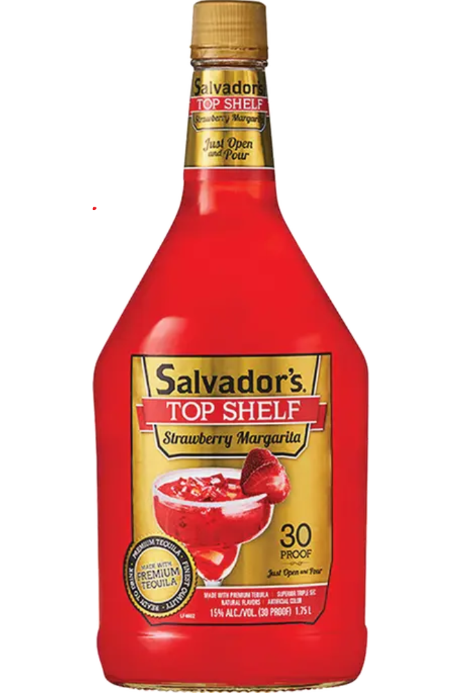 Salvadors Top Shelf Margarita Strawberry - SoCal Wine & Spirits