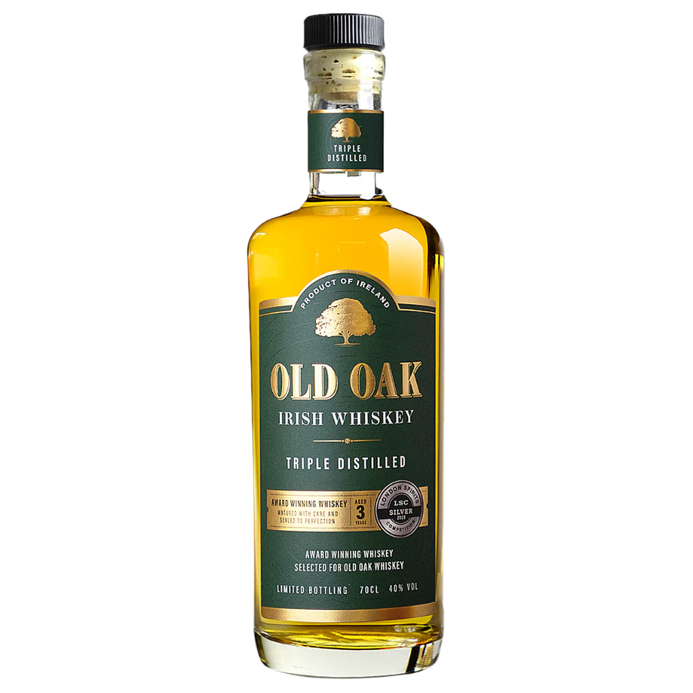 Old Oak Aged 3 Years Irish Whiskey