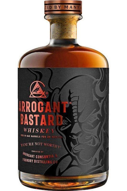 Arrogant Bastard Whiskey Aged in Oak Barrels - SoCal Wine & Spirits