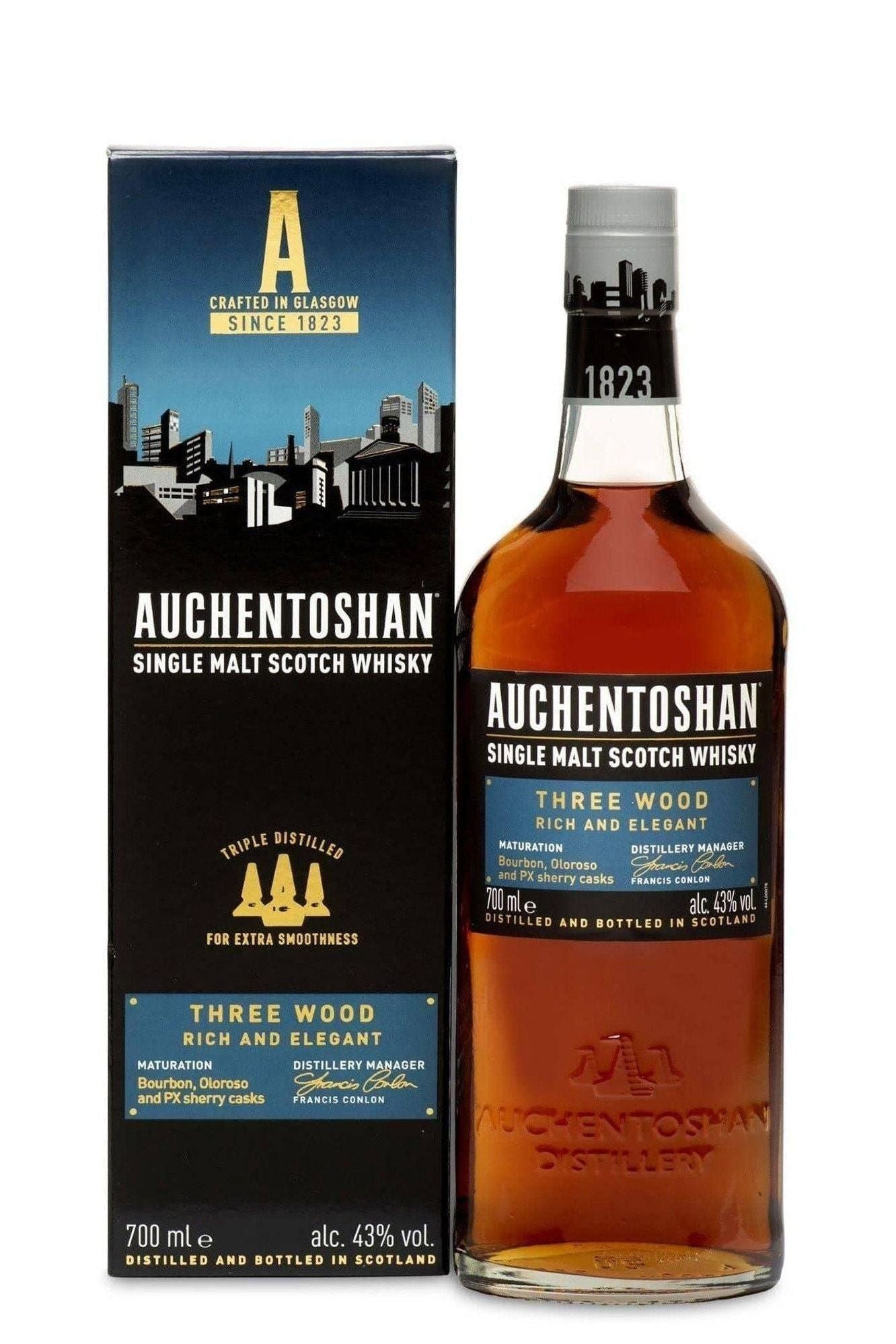 Auchentoshan Three Wood Single Malt Scotch Whisky - SoCal Wine & Spirits