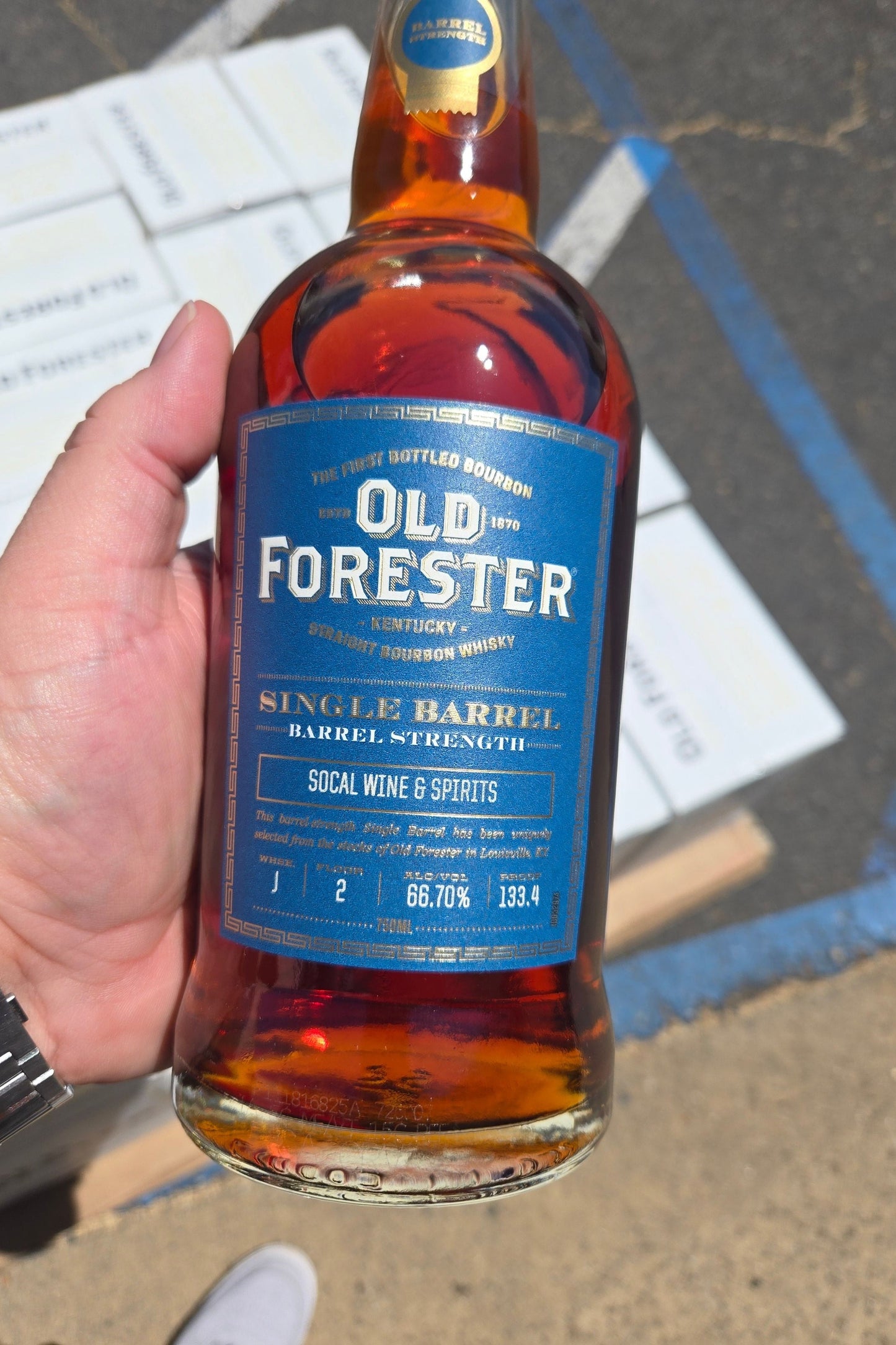 Old Forester Single Barrel Store Pick 133.4 - SoCal Wine & Spirits