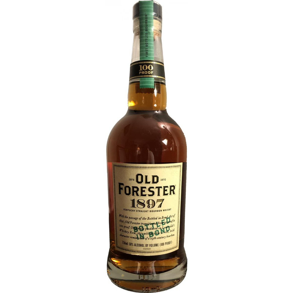 Old Forester 1897 Whiskey Bottles in Bond - SoCal Wine & Spirits