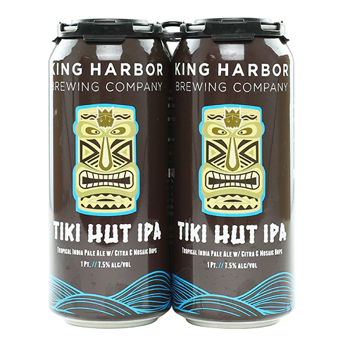King Harbor Tiki Hut IPA 4PK Cans - SoCal Wine & Spirits