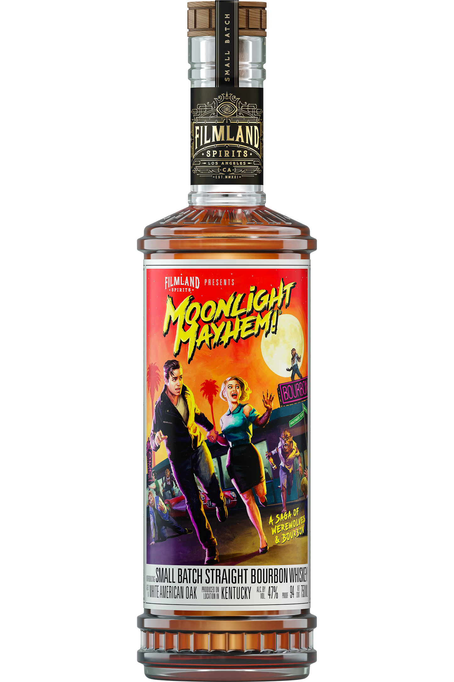 Filmland Moonlight Mayhem Straight Bourbon - SoCal Wine & Spirits
