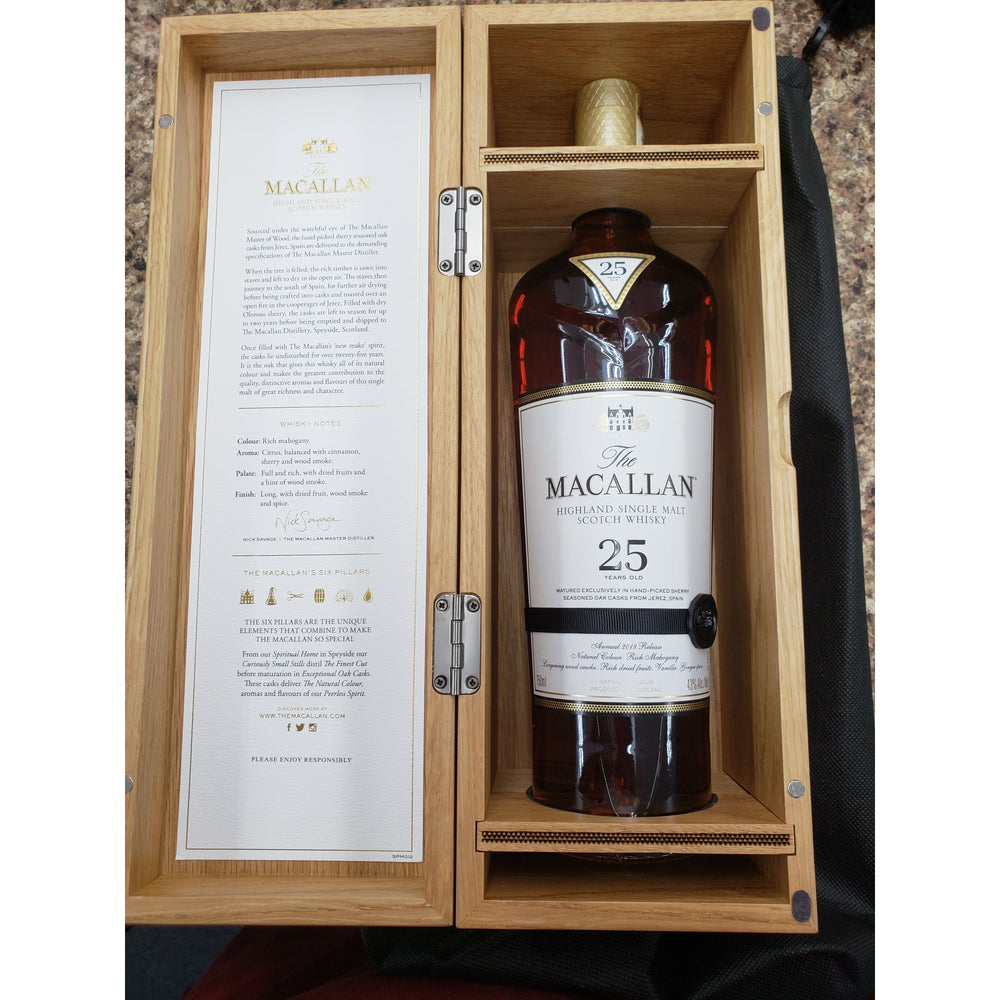 Macallan Sherry Oak 25yr - SoCal Wine & Spirits