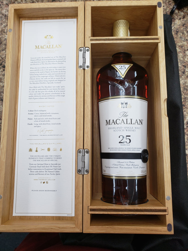 Macallan Sherry Oak 25yr - SoCal Wine & Spirits