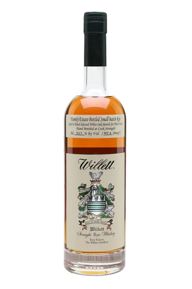 Willet Estate Rye Cask Strength 3 yr 50ml - SoCal Wine & Spirits