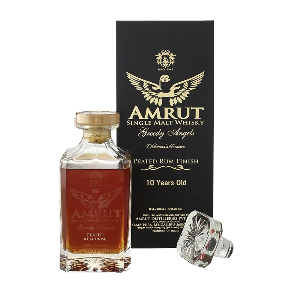 Amrut Greedy Angels Peated Rum 10 Year - SoCal Wine & Spirits