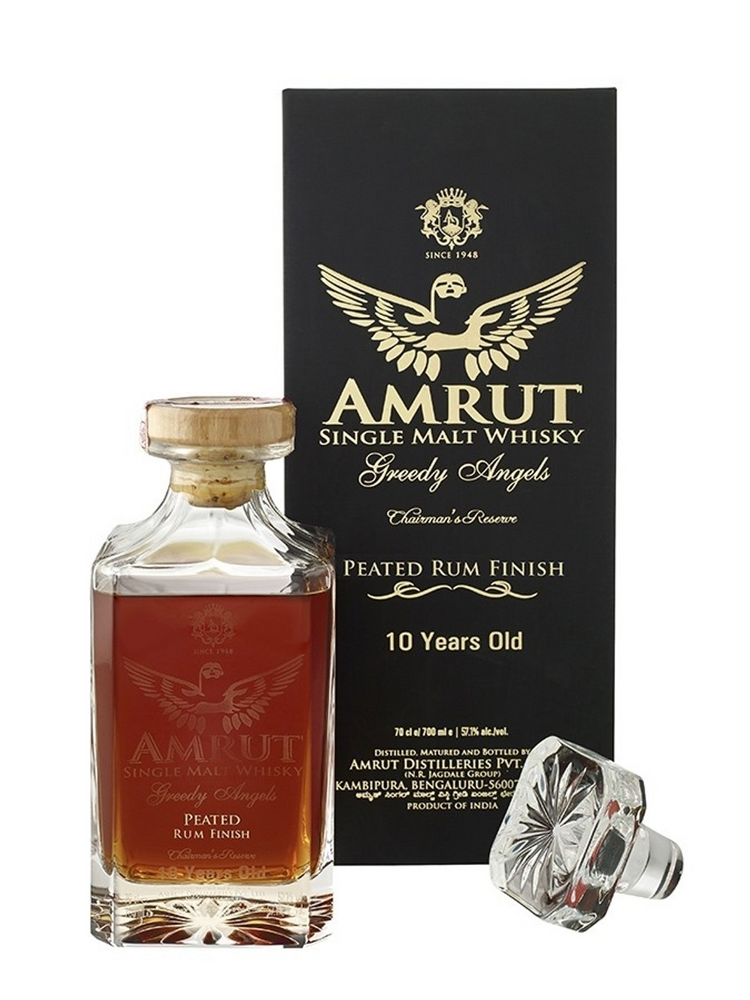 Amrut Greedy Angels Peated Rum 10 Year - SoCal Wine & Spirits
