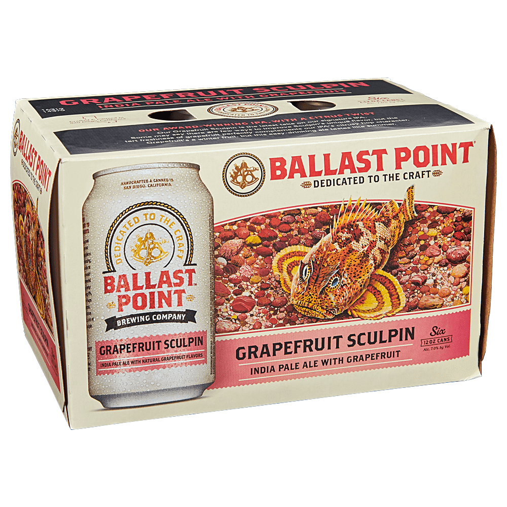 Ballast Point Grapefruit Sculpin 6PK Can