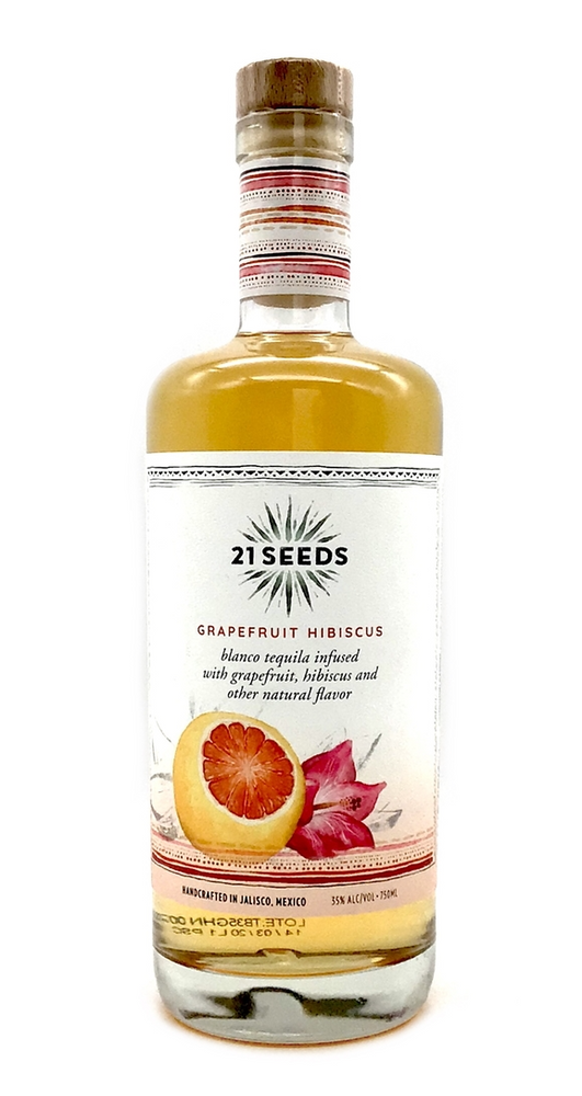 21 Seeds Grapefruit Hibiscus Infused Blanco Tequila - SoCal Wine & Spirits