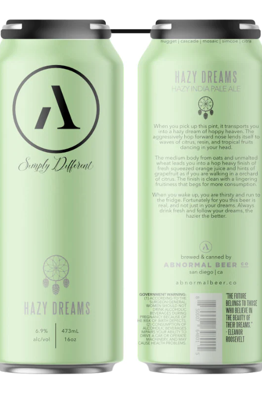 Abnormal Hazy Dream 4pk - SoCal Wine & Spirits
