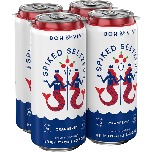 Bon & Vin Spiked Seltzer Cranberry - SoCal Wine & Spirits