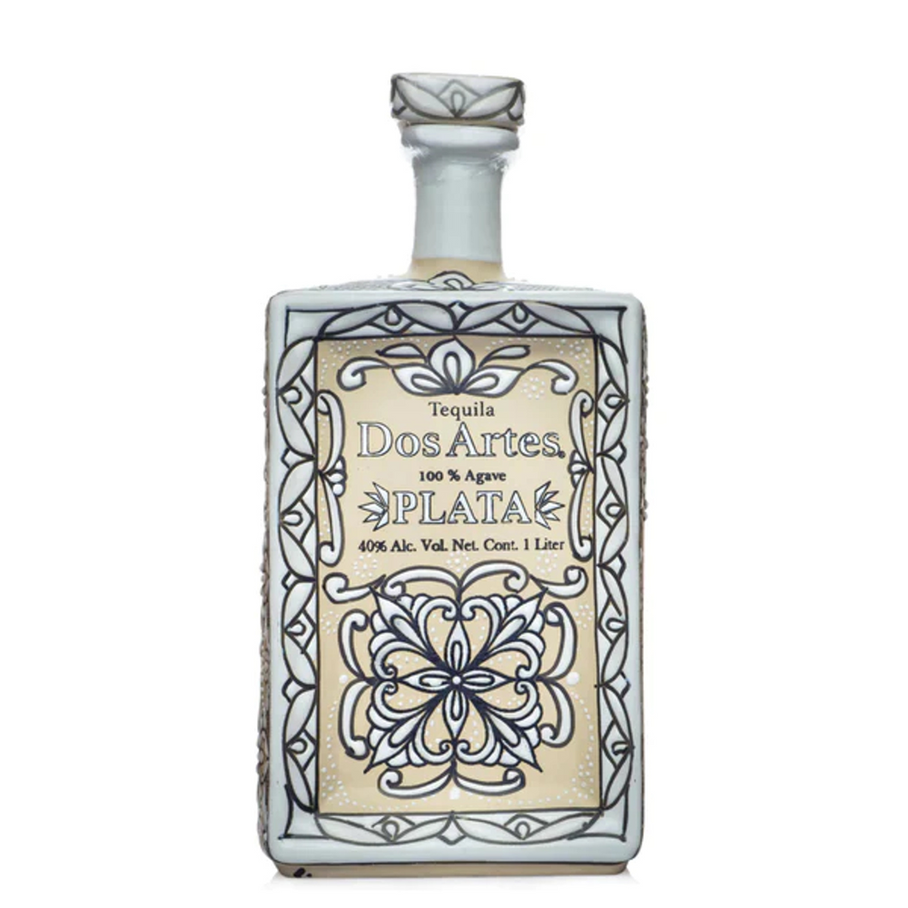 Dos Artes Plata Clasico Hand Painted Bottle