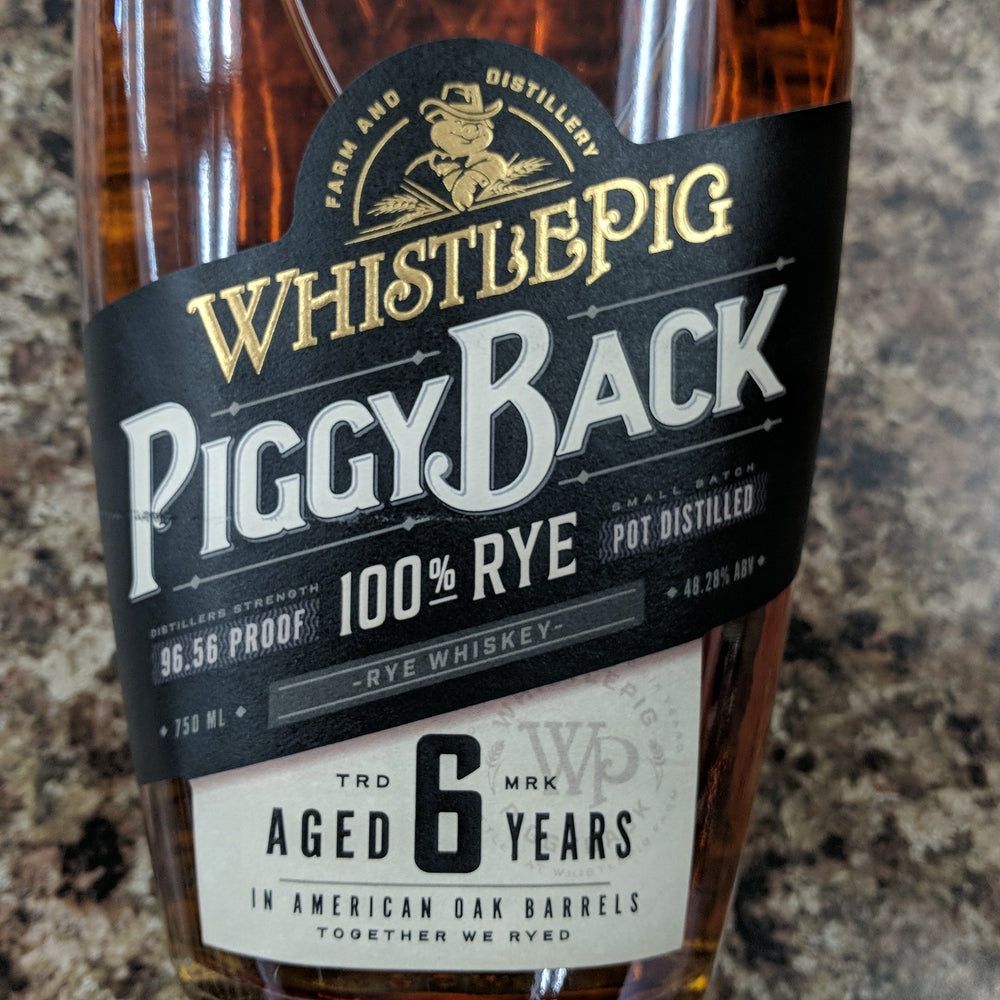 WhistlePig Piggy Back 6 Year 100% Rye - SoCal Wine & Spirits
