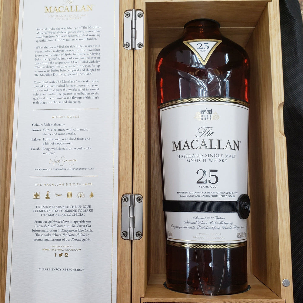 Macallan Sherry Oak 25yr - SoCal Wine & Spirits
