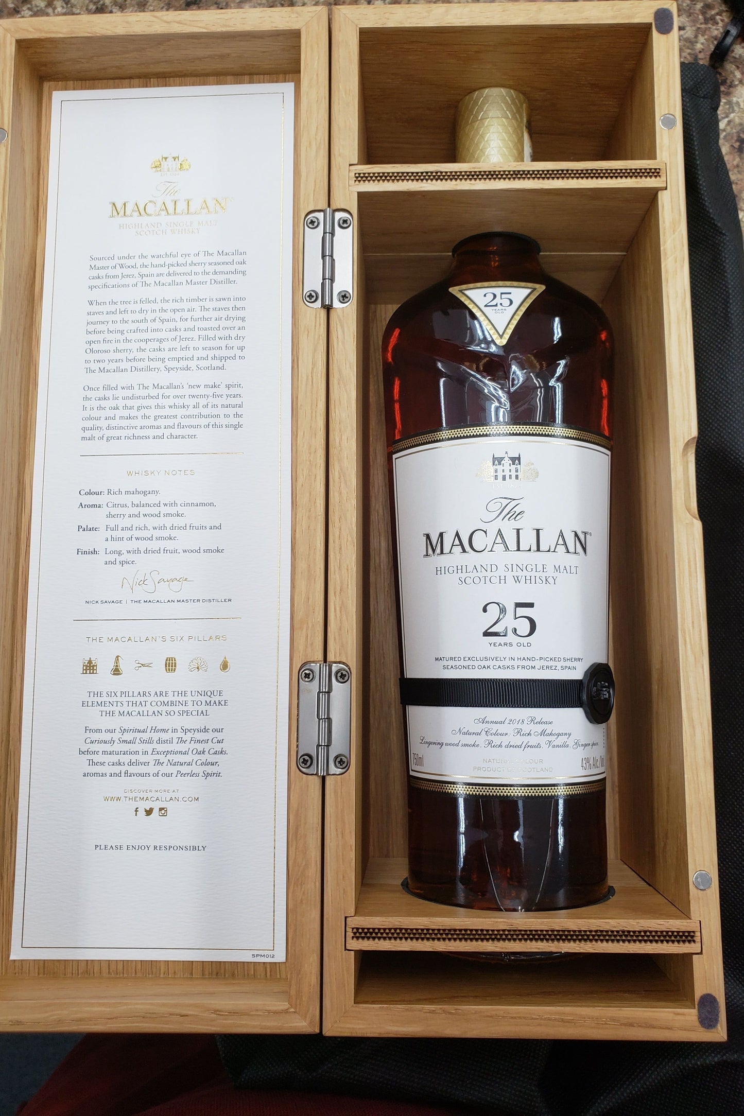 Macallan Sherry Oak 25yr - SoCal Wine & Spirits