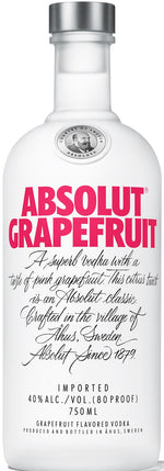 Absolut Grapefruit Vodka - SoCal Wine & Spirits
