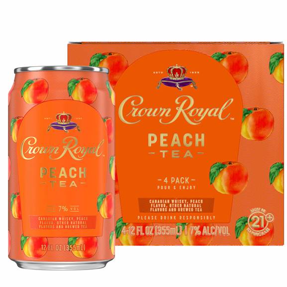 Crown Royal Peach Tea Cans - SoCal Wine & Spirits