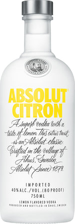 Absolut Citron Vodka - SoCal Wine & Spirits